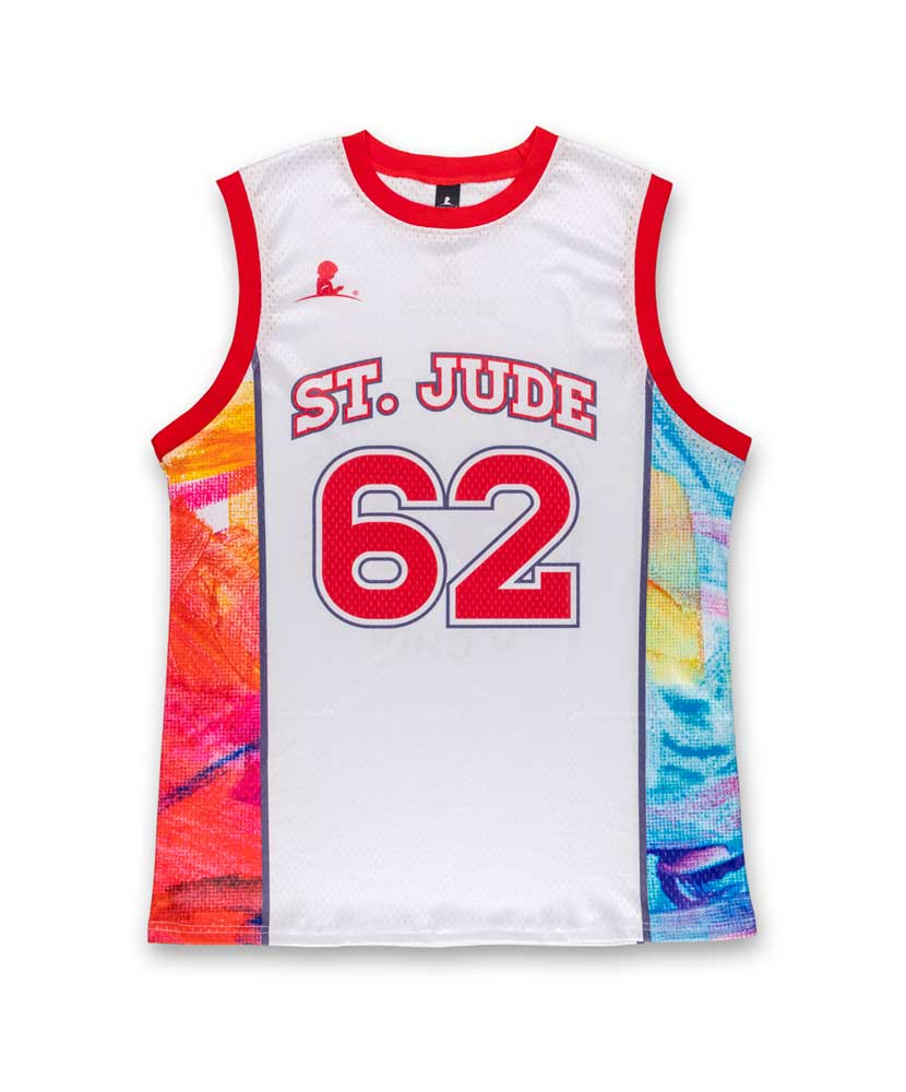 St. Jude Patient Art Basketball Jersey - Youth
